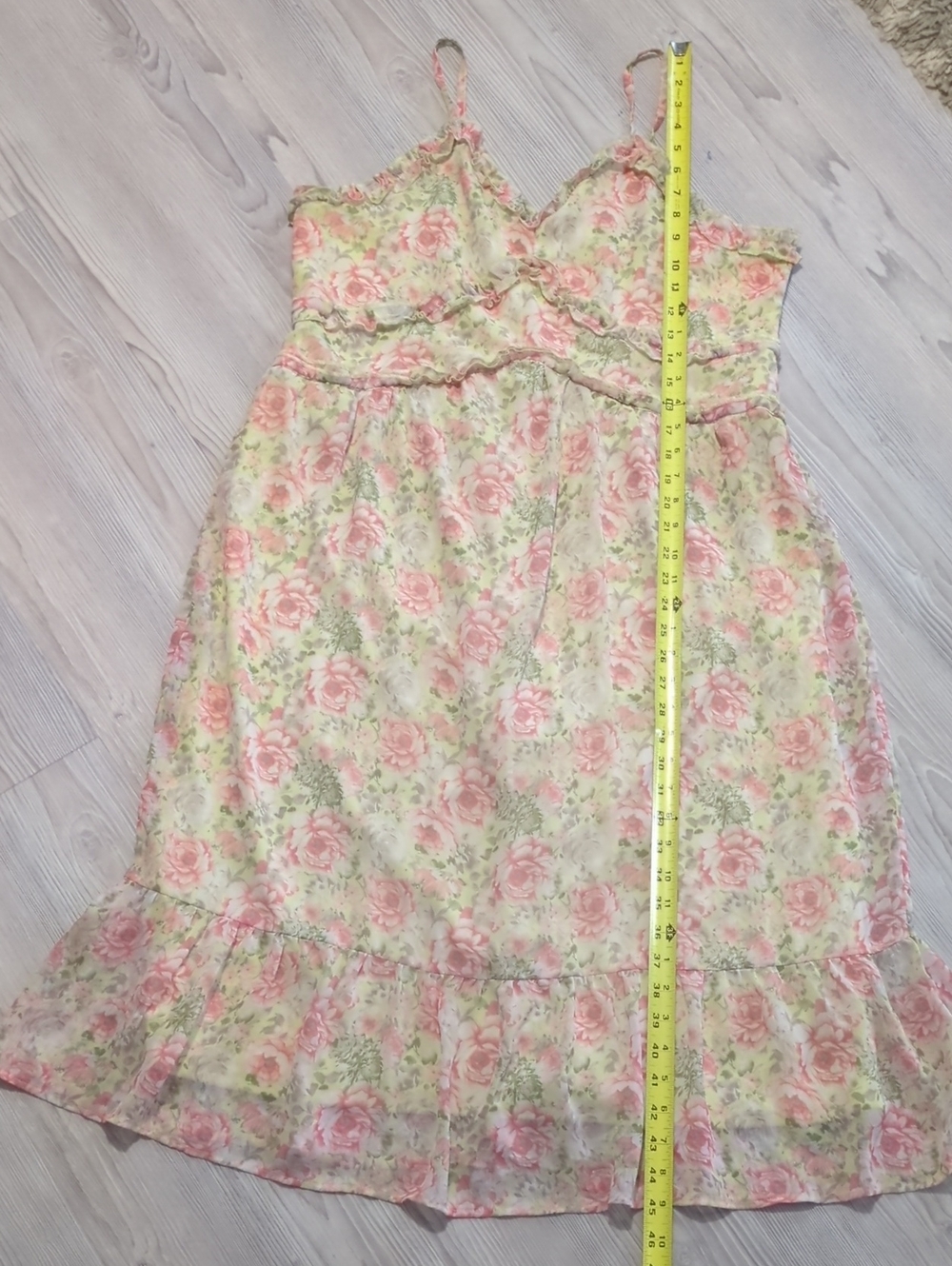 No Boundaries Floral Cami Dress Bundle XXL Pink & Black Babydoll 2-Piece 19 Zipp - Picture 7 of 16